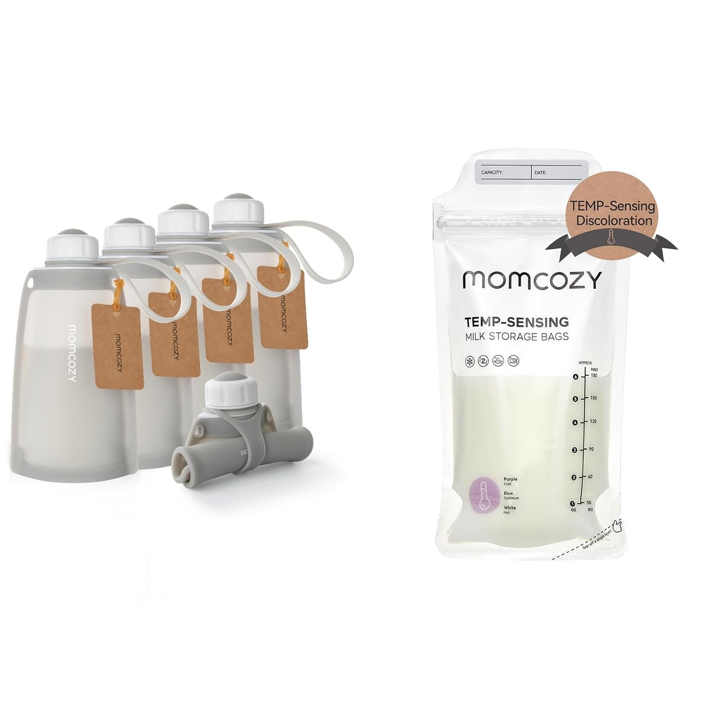 Momcozy Reusable Silicone Milk Storage Bag – 250ml